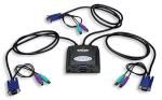 INTELLINET Mini KVM Switch, 4 Port PS/2, 502528 