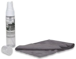 MANHATTAN LCD cleaning kit, Alcohol-free, Includes Cleaning Solution and Anti-microbial Cloth, Unscented, 423540 