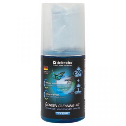 DEFENDER Cleaning solution for optical surfaces and screens, 250 ml, CLN30593 