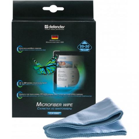 DEFENDER CLN30607 Mikropluošto servetėlės valymui 250x250 