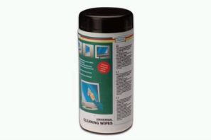 DIGITUS Office Cleaning wipes, 100 pieces, For monitor Screens and Plastic surfaces Anti-static, DA-50220 