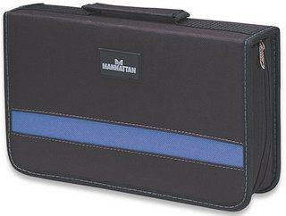 MANHATTAN CD Wallet, 96 Capacity, black, 290x180x70 mm, 437318 