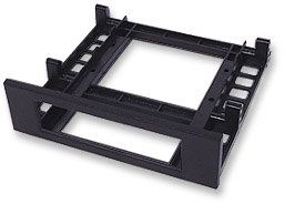 MANHATTAN Plastic case 3,5'' -> 5,25'', black, ICA-FF 3-3, 433556 