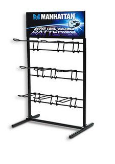 MANHATTAN Battery selling stand, 30.5x22x50cm, 410502 