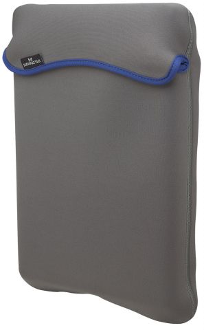 MANHATTAN  Notebook Computer Pouch, Up To 12.1",Color: Black/grey, 421843 