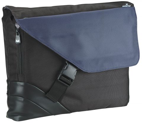 MANHATTAN  Berlin Notebook Computer Messenger Sling Bag,Top Load,  Up To 14.1 
