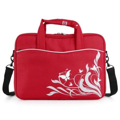 DEFENDER Notebook bag 13 - 14.1" Defender "Butterfly", Red+print, 26021 
