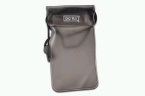 DIGITUS Protectable Suit for smartphones,Waterproofed bag for smartphones, color black material PVC, DA-21002 