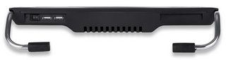 MANHATTAN Notebook Computer Cooling Stand, USB, 2 Hi-Speed USB Ports, 120 mm, black, 190046 