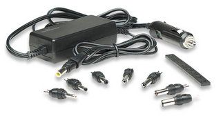 MANHATTAN Cigarette Lighter Power Adapter, Adjustable Voltage, 10 Output Levels, 8 antgaliai, 50 W, 100830 