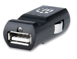 MANHATTAN Converts a cigarette lighter socket into USB Mobile Charger, 1 x USB, 101714, 766623101714 