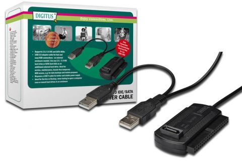 DIGITUS USB 2.0 to IDE/SATA Adapter Cable, DA-70148-3 