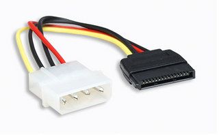 MANHATTAN Serial ATA power cable 4pin/16pin 0.16m, 342766 