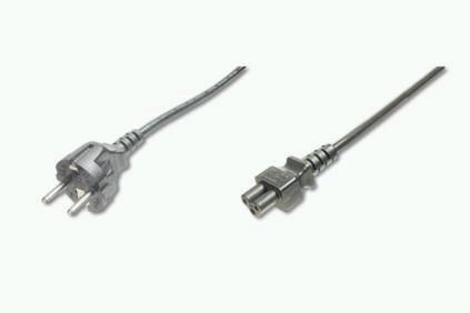 ASSMANN Power cable, Schuko - C5, for IBM, Compaq notebooks, 1.8m, AK-440115-018-S 
