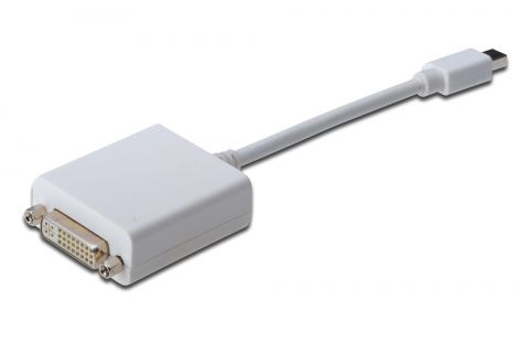 ASSMANN DisplayPort adapter cable, mini DP/M - DVI-D(24+5)/F, AK-340406-001-W 
