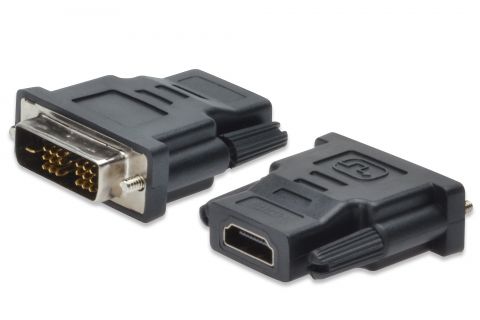 ASSMANN DVI Adapter, DVI(18+1) - HDMI type A, F/M, DVI-D single link, HDMI 1.3 compatible, AK-320500-000-S 