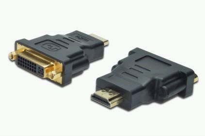 ASSMANN HDMI 1.3 Adapter, HDMI type A - DVI(24+5), M/F, DVI-I Dual link, AK-330505-000-S 