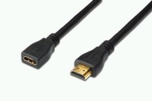 ASSMANN HDMI High Speed extension cable 5.0m, type A/M - type A/F, AK-330200-050-S 