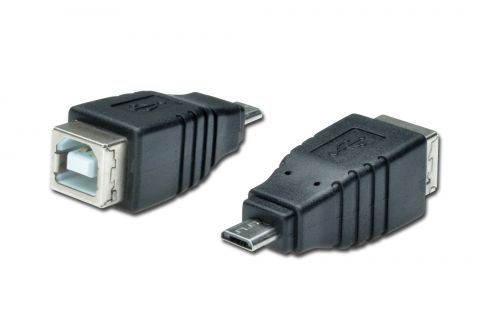 ASSMANN USB adapter, micro B/M - USB B/F, AK-300508-000-S, 4016032283546 