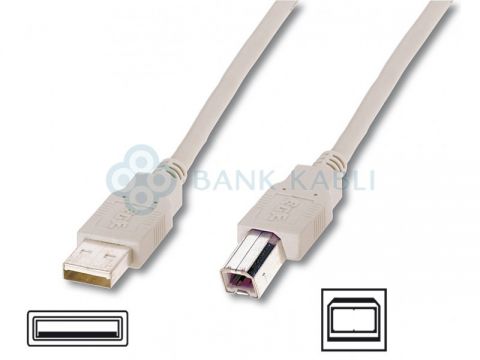 ASSMANN USB 2.0 cable A-B, M/M 1.8m, AK-300104-018-E 