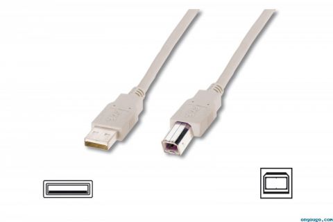 ASSMANN USB 2.0 cable A-B, M/M 3.0m, AK-300104-030-E 
