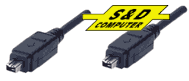 MANHATTAN, IEEE 1394 Cable 3m. Fire Wire 4/4 P/P, 323772 