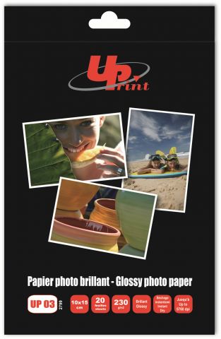 LM UP03 Brilliant photo paper, 10x15, 230g, 20 pages, LP1015230U 