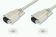 ASSMANN VGA Monitor connection cable, HD15, M/F, 3.0m, 3Coax/4C grey, AK-310101-030-E 