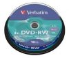 Verbatim DVD-RW 43552 4x 4.7GB 10pk cake box 