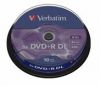 Verbatim DVD+R Double Layer, 8.5Gb Matt, 10 pieces cake box, 43666 