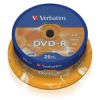 Verbatim DVD-R 43522 16x 4.7GB 25pk Matt Silver cake box 