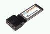 DIGITUS IEEE 1394a Interface Card, ExpressCard, 2 Port, 2x6-Pin Ports, Ulead Software VT6315 chipset, DS-31201-3 