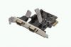 DIGITUS Serial I/O,2-port, PCIexpress Add-On card, 2 X DB9 M , Slot Bracket + LP Brackets OXPCIe952 chipset, DS-30000-1 