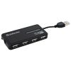 DEFENDER USB HUB mini 4 ports, USB 2.0, USB powered, QUADRO-LIGHT 