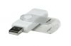 MANHATTAN Multi-Card Reader/Writer Hi-Speed USB 2.0, Mobile, white, 24-in-1, 100779 