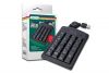 DIGITUS Numeric Keyboard for Notebook, retractable USB cable Black Color, black buttons, DA-20220-3 
