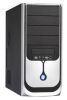 Linkworld case 3210-18 Midi ATX, black/silver, 2xUSB, Audio, PSU 2xIDE, 3xSATA, 420W silent 120mm, CE 