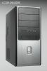 Linkworld case 3210-29 Midi ATX, black/silver, 2xUSB, Audio, PSU 3xIDE, 2xSATA,PCI, 420W silent 120mm, CE, Thermal control 