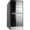 Linkworld case 321-62U Midi ATX, black/silver,glosy 2 x USB, audio. PSU 3 x IDE, 2 x SATA. 500W, 120mm Silent 