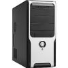Linkworld case 321-58U Midi ATX, black/silver, 2 x USB, audio. PSU 2 x IDE, 3 x SATA. 420W, 120mm Silent 