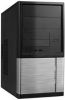 Linkworld case 727-21U/A Micro ATX, black/silver, 4 x USB, audio. PSU 2 x IDE, 3 x SATA. 400W, 80mm 
