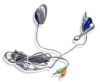 MANHATTAN Stereo earphones with microphone "Ear-Hook", 175494 