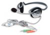 MANHATTAN Behind-The-Neck Stereo Headset, Flexible Metal Boom Microphone with In-Line Volume Control, 175524 