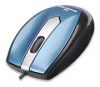 MANHATTAN MO1 Mini mouse, USB, three Buttons with Scroll Wheel, 1000 dpi, Blue 177955 