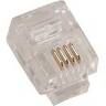INTELLINET RJ11 Plug (telephone) 6P4C 