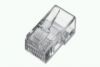 ASSMANN RJ11 (telephone) Modular Plug, for Round Cable, 6P4C, Unshielded, A-MO 6/4 SR 