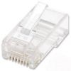 INTELLINET Modular Plugs RJ-45 for stranded wire, gold plated, Cat6e, UTP, 100-Pack, 502344 