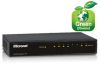 MICRONET SP6108, 8-Port 10/100/1000 Mbps Fast Ethernet Switch, Auto-Uplink, External Power, Metallic case, 4712688592420 