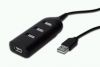 ASSMANN USB Hub, 4 Port, USB 2.0, Bus Powered, 4 X USB A/F AT Connected Cable, AB-50001-1 