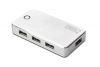 DIGITUS USB 2.0 Hub 7-port white, 7x USB A/F, 1x USB mini,incl. USB cable A/mini 1m ext. power supply 5V DC 3.5, DA-70223 